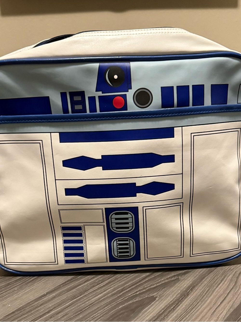 R2-D2 Themed Blue and White Shoulder Bag